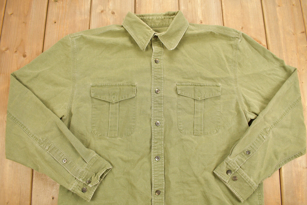 Vintage 1990s The Territory Ahead Blank Button Up Shirt