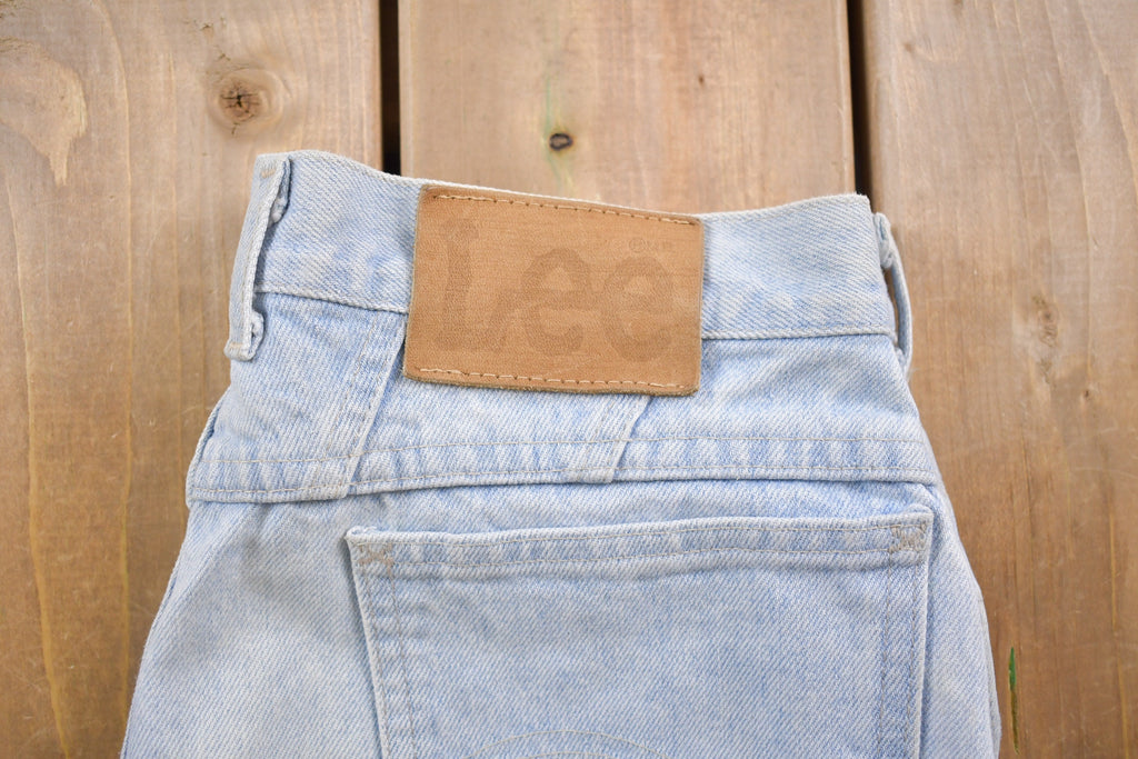 Vintage 1990's Lee Light Wash Blue Denim 28 x 29
