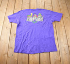 Vintage 1990s Ski Tahoe Travel T Shirt Made In USA Size XL