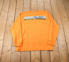 Vintage 1990s Ralph Lauren Polo Jeans Long T Shirt Made In Canada Size XL