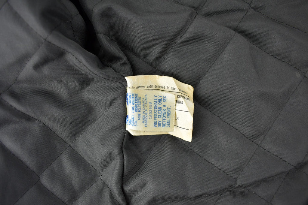 Vintage 1990s Leather Attic Genuine Leather Biker Jacket Made In Canada