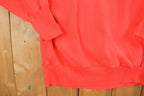 Vintage 1990s Blank Red Champion Reverse Weave Crewneck