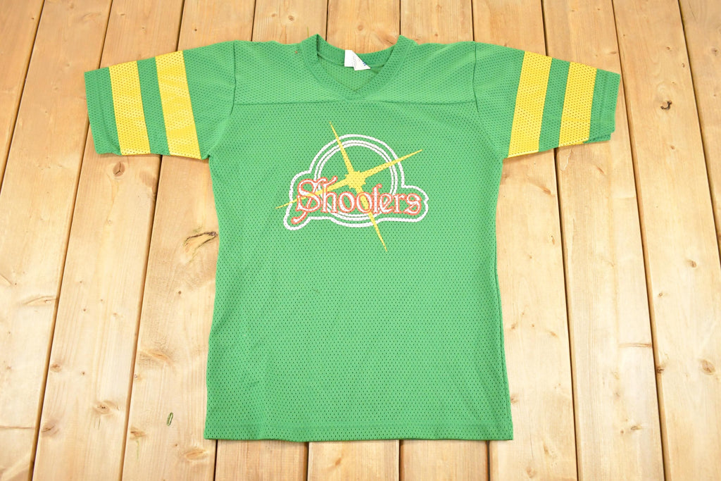 Vintage 1980's Shooters Souvenir Mesh Football Jersey Men's M