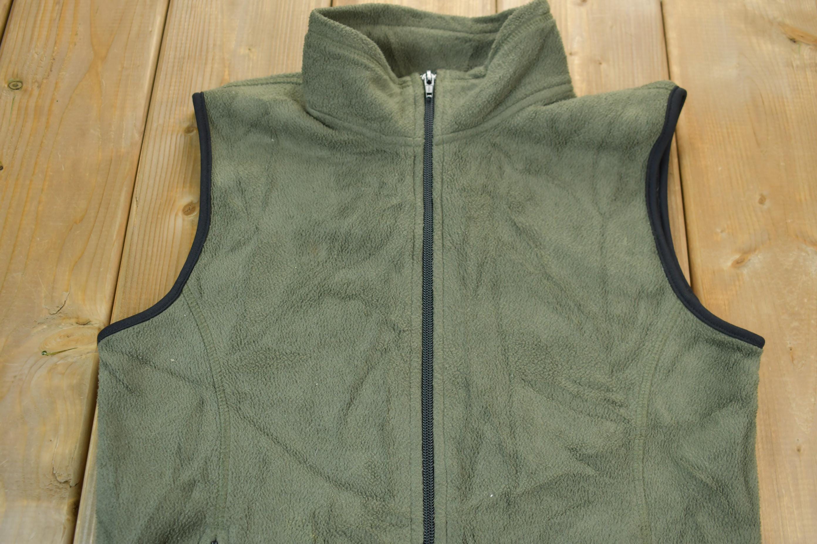 Vintage 1990s Eddie Bower Fleece Sweater Vest