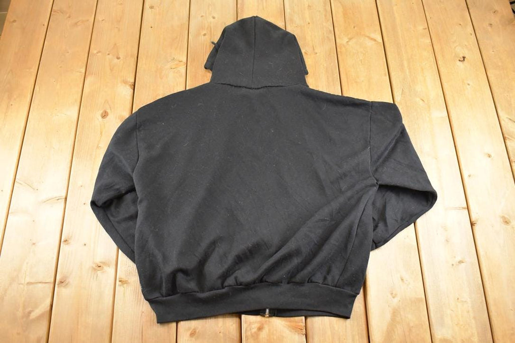 Vintage 1990s Mac Gregor Full Zip Hoodie Streetwear Blank Sweatshirt Men's L / 90's Sun Faded Thrashed Boxy Fit Streetwear Sweater