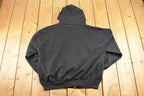 Vintage 1990s Mac Gregor Full Zip Hoodie Streetwear Blank Sweatshirt Men's L / 90's Sun Faded Thrashed Boxy Fit Streetwear Sweater