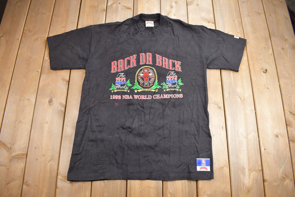 Vintage 1992 Chicago Bulls NBA World Champions Embroidered T-Shirt