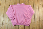Vintage 1980s D'allaird's Cute Floral Collared Crewneck Sweater