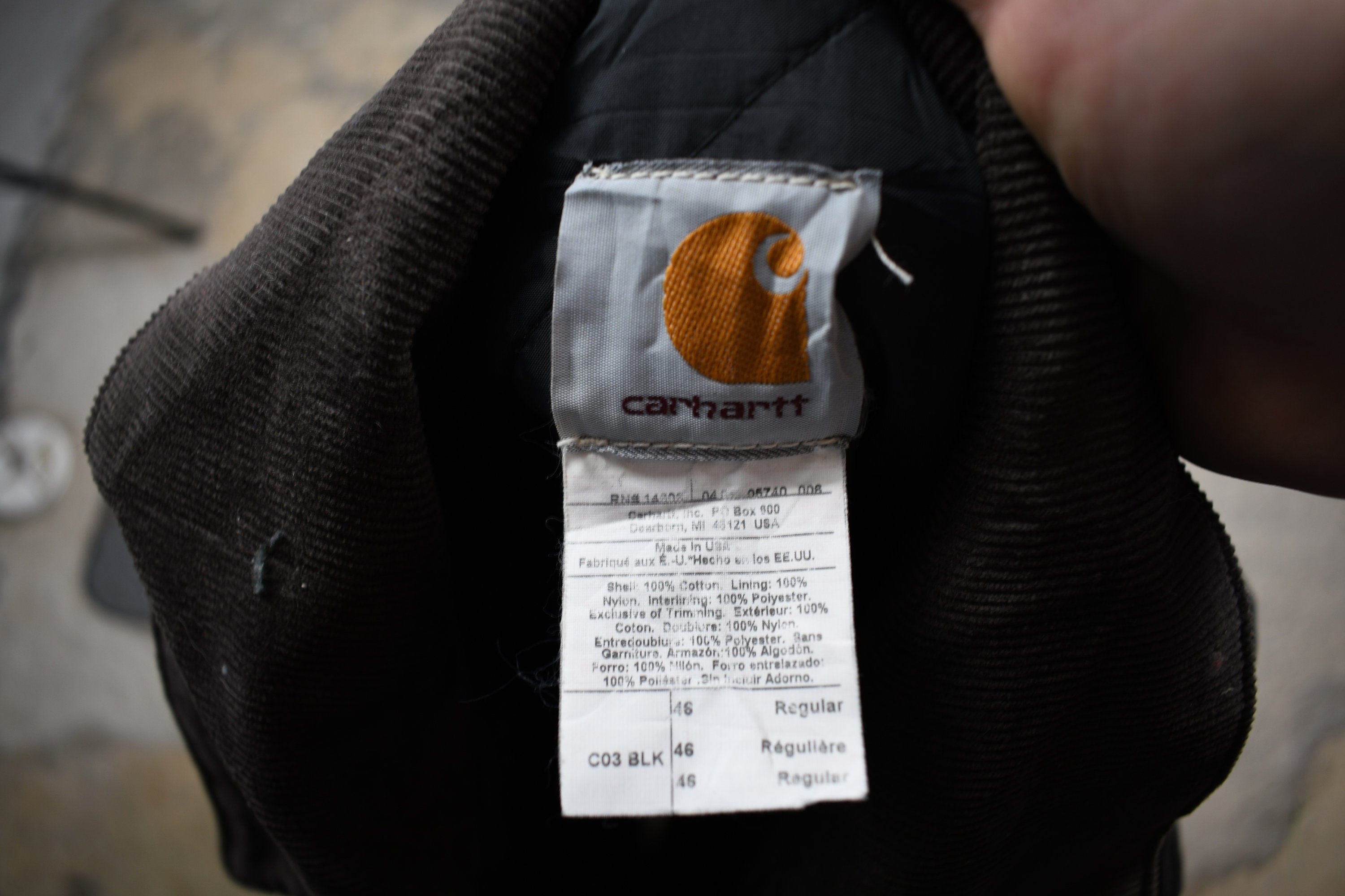 Vintage 1990s Distressed Carhartt Chore Coat