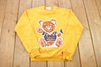 Vintage 1990s Teddy Bear Crewneck Sweatshirt