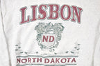 Vintage 1990s Lisbon North Dakota Crewneck Sweatshirt Men's L