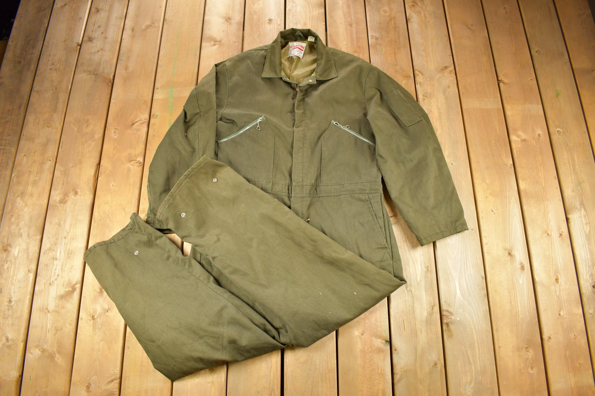 Vintage 1970s Walls Blizzard Proof One Piece Jumpsuit Size Large Short