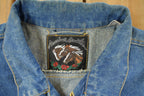 Vintage 1990s American Beauties Denim Jean Jacket Women's Large