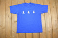 Vintage 1990s Cute Three Mice Embroidered T Shirt