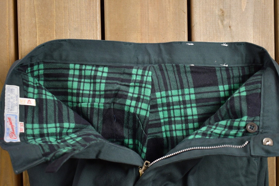 Deadstock Vintage 1960s Champion Pleated Lined Trousers Size 30 x 30.5