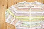 Vintage 1990s Talbot Knit Zip Up Cardigan Sweater