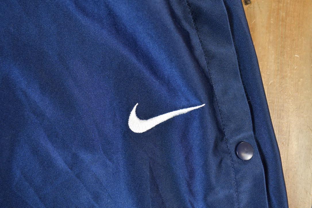 Vintage 1990s Nike Mini Swoosh Tearaway Click Button Track Pants