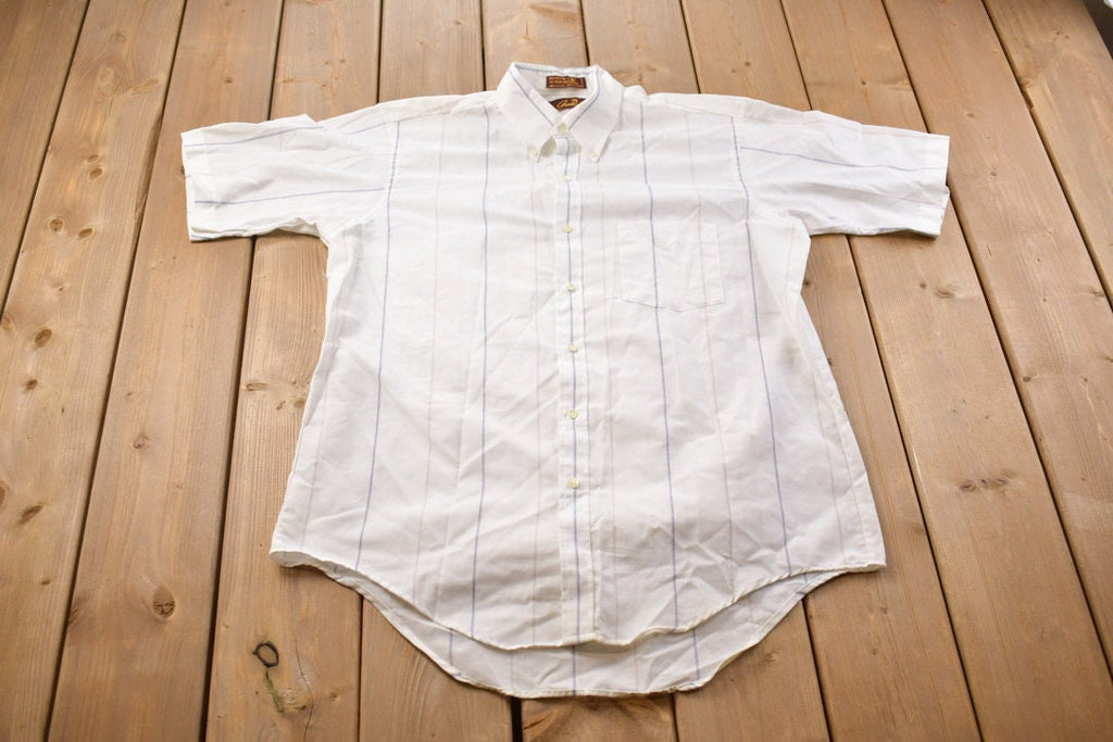 Vintage 1990s Arnie Vertical Striped Button Up Shirt
