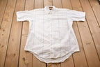 Vintage 1990s Arnie Vertical Striped Button Up Shirt