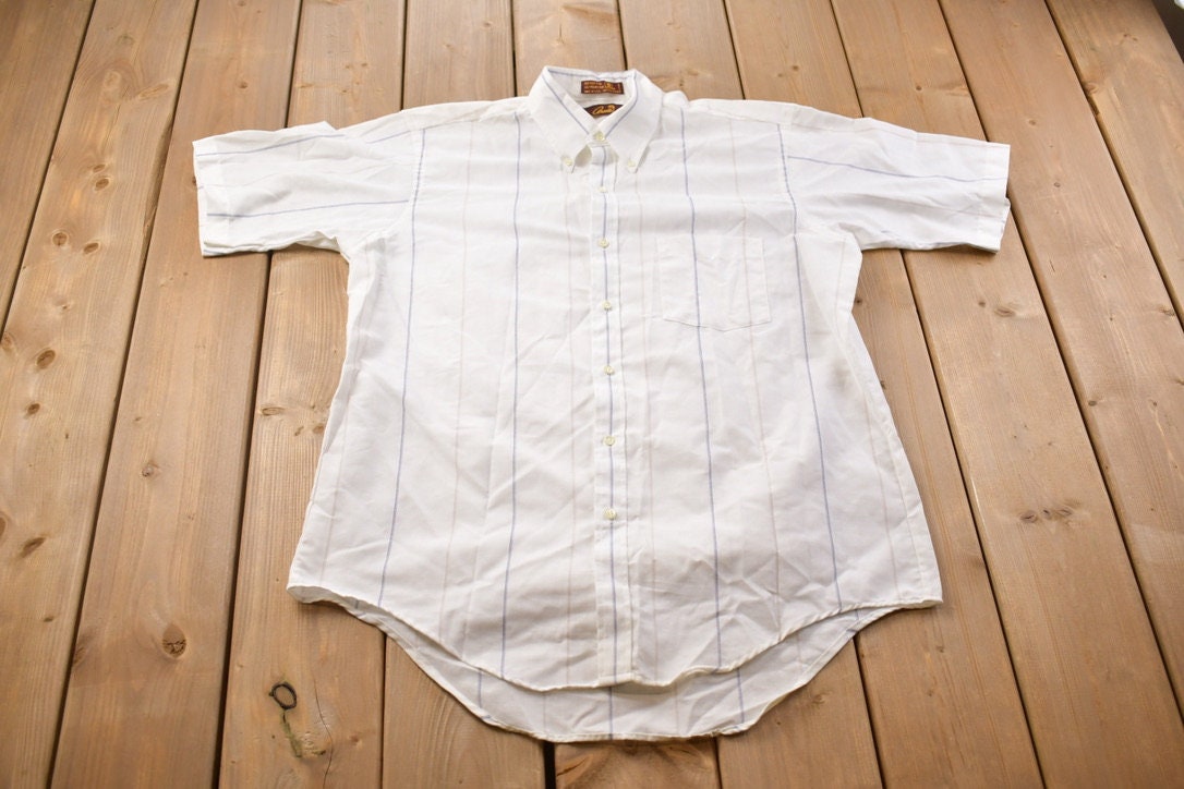 Vintage 1990s Arnie Vertical Striped Button Up Shirt