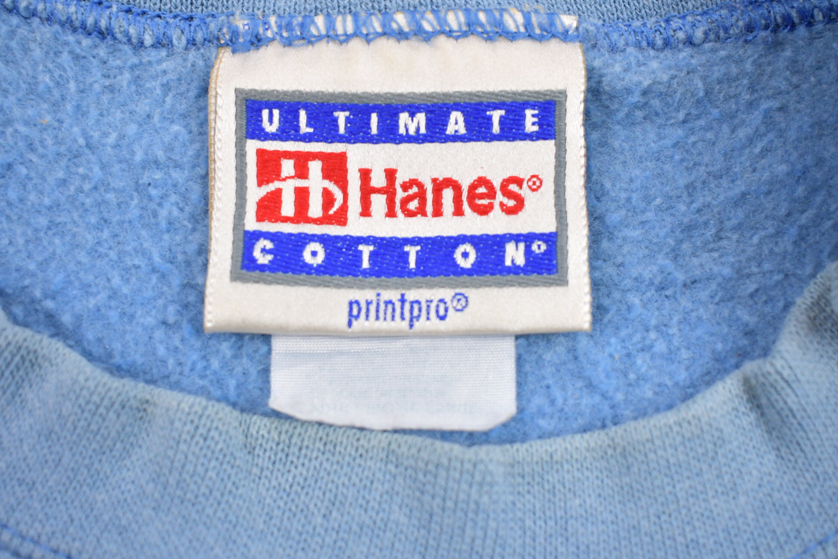 Vintage 1990s Embroidered Dog Hanes Crewneck Sweatshirt