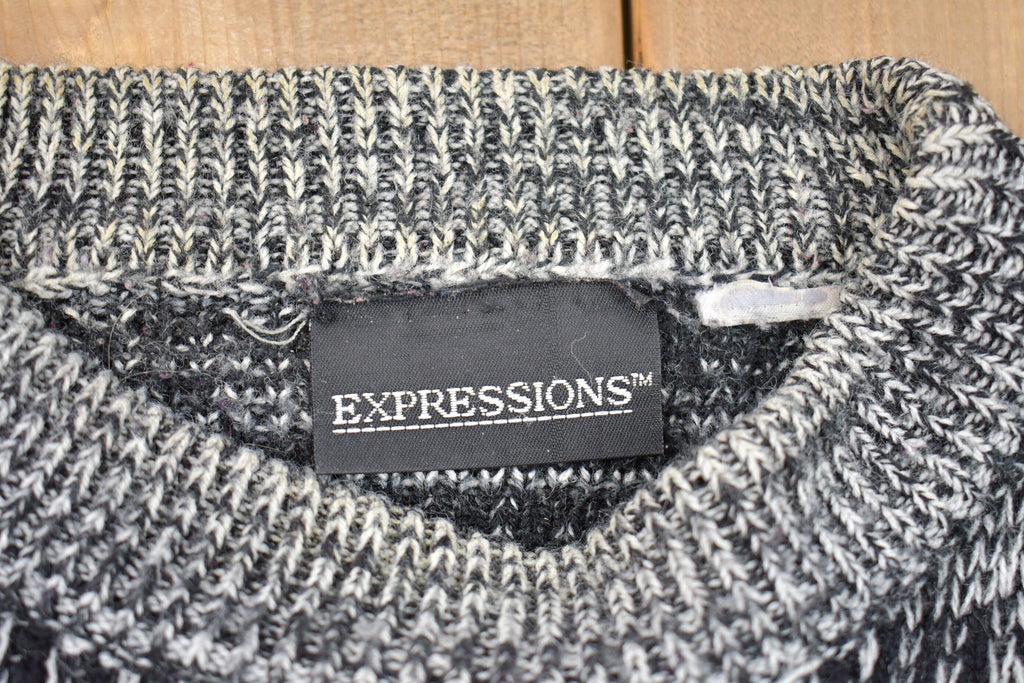 Vintage 1990s Expressions Knitted Sweater