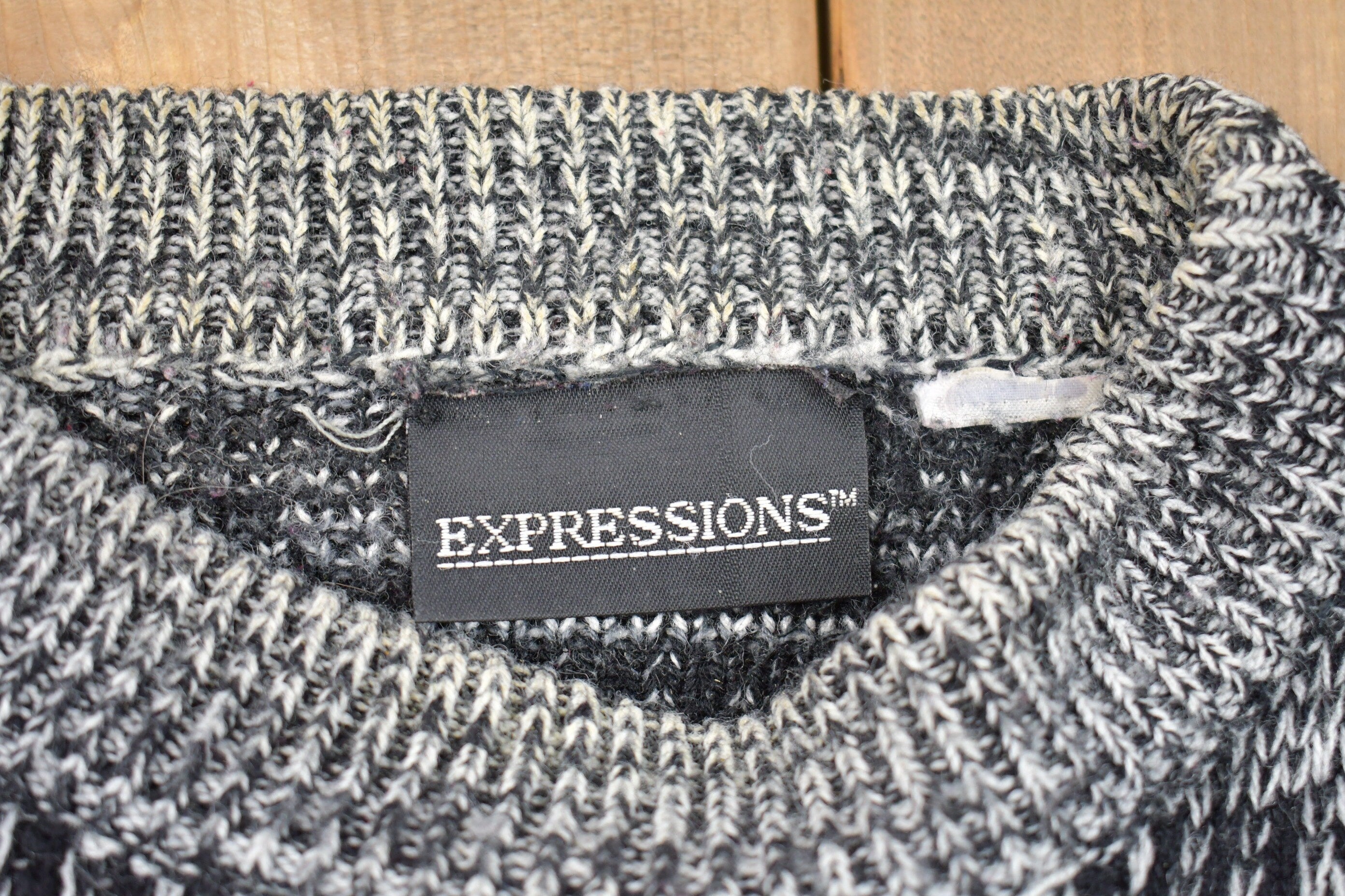 Vintage 1990s Expressions Knitted Sweater