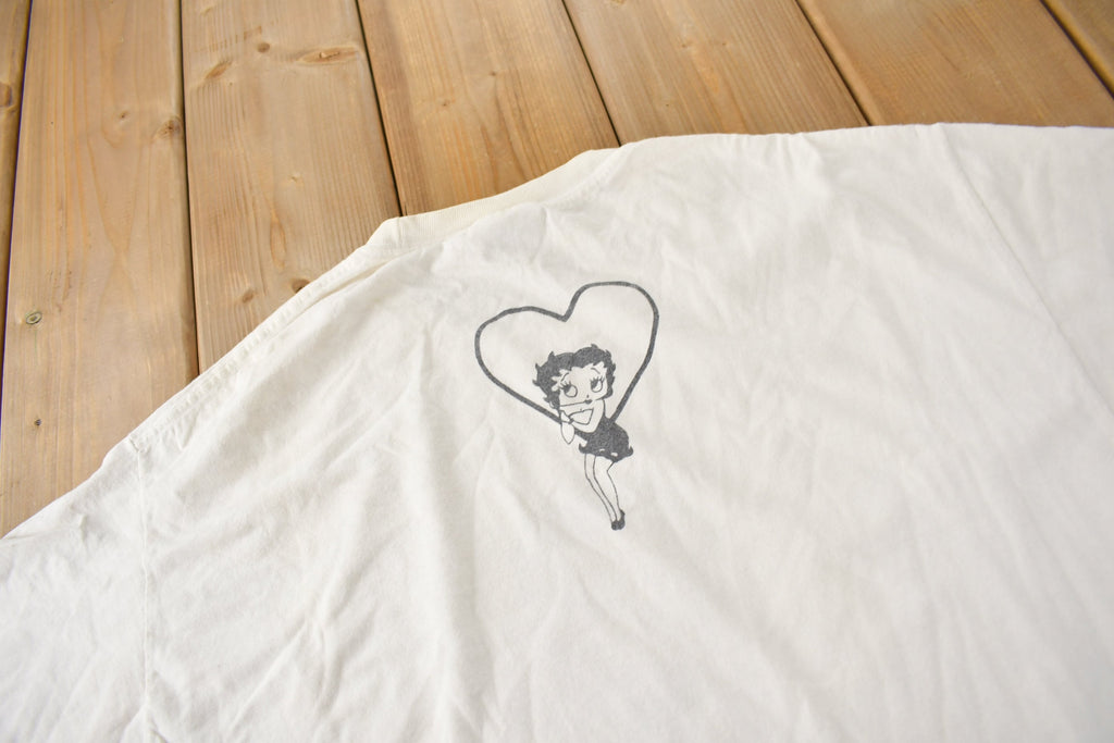 Vintage 1990s Betty Boop Cartoon Graphic T Shirt Size Large