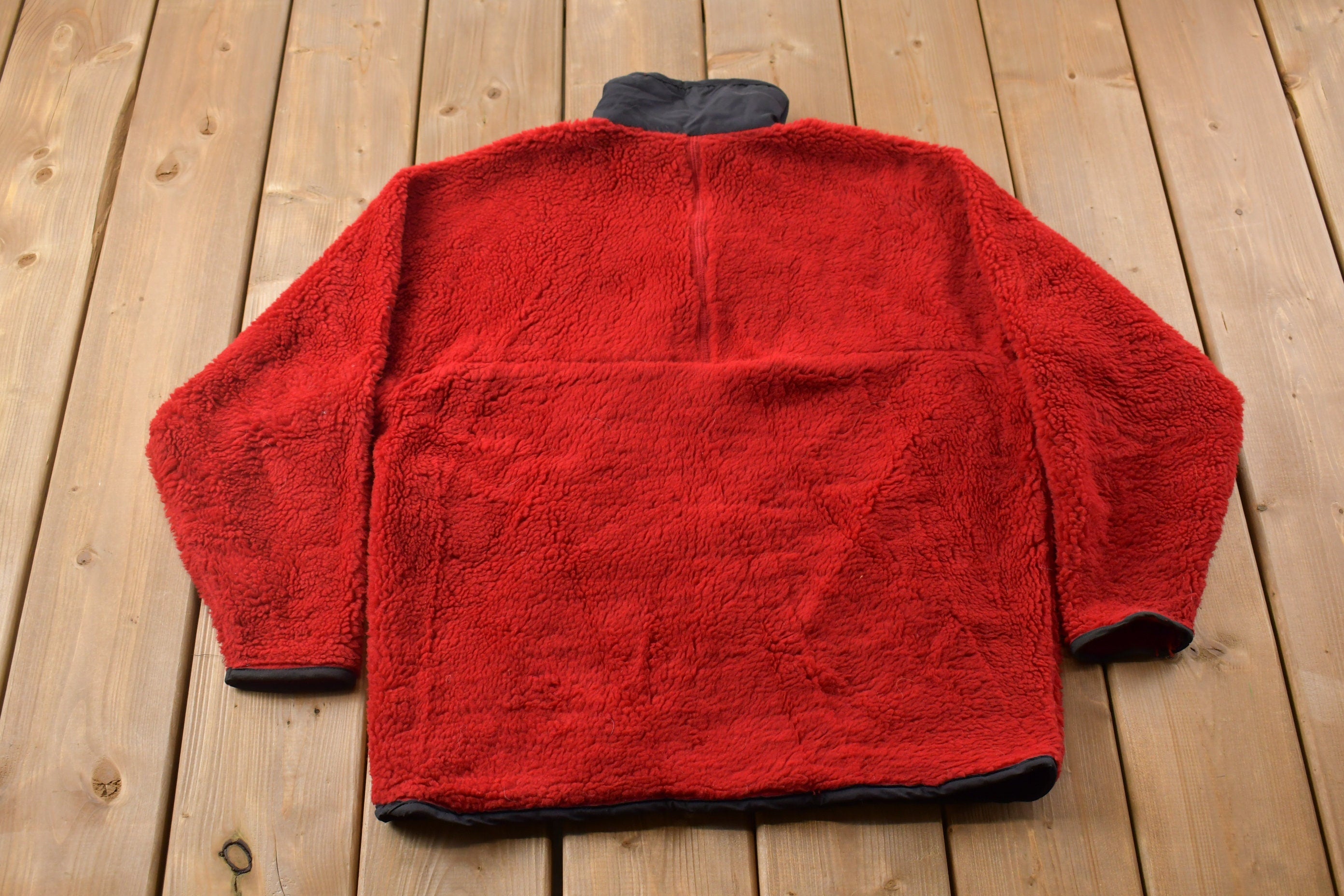 Vintage 1990s Woolrich Fleece Zip Up Sweater