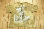 Vintage 90's Native American Animal Graphic T-Shirt