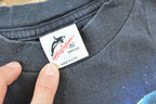 Vintage 1990 Harlequin Solar System Graphic T Shirt Mens