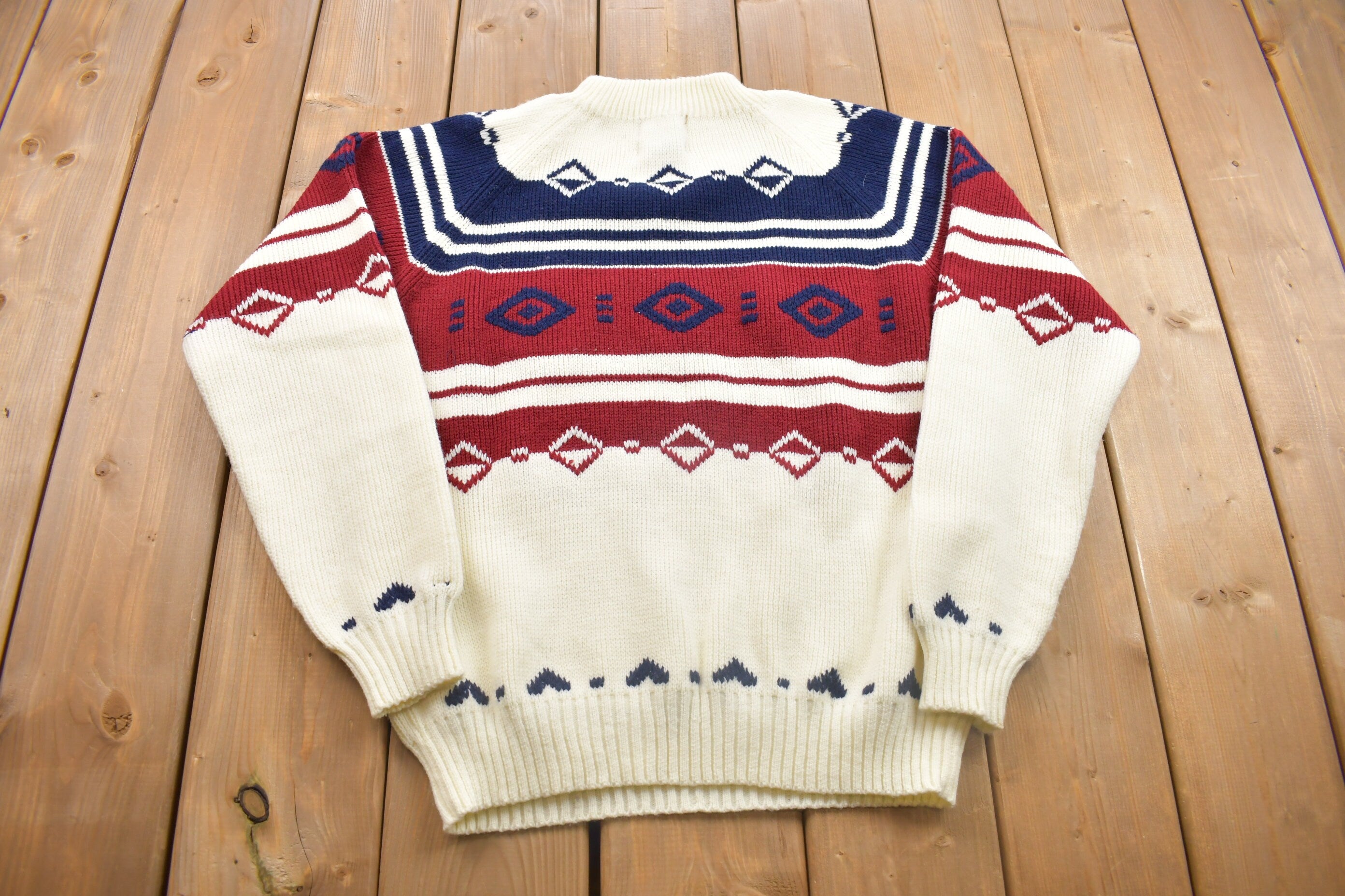 Vintage 1970s J.C Penney Knitted Crewneck Sweater
