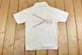 Vintage 1980s Conroe Racquetball Club Polo Souvenir T-Shirt