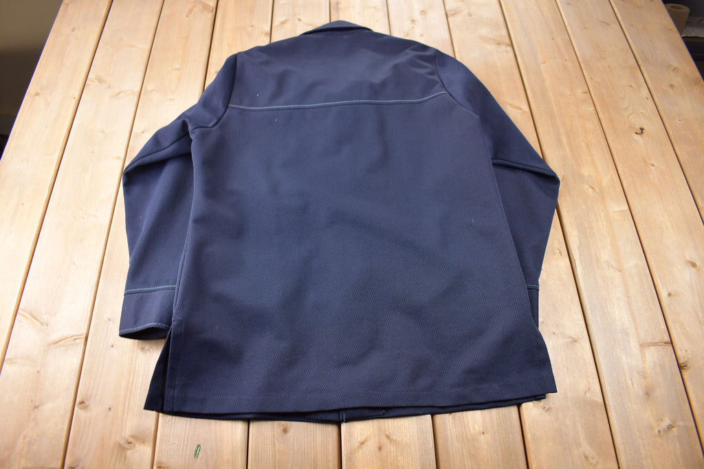 Vintage 1970s Levi's Panatela Tops Blue Western Style Button Up Shirt