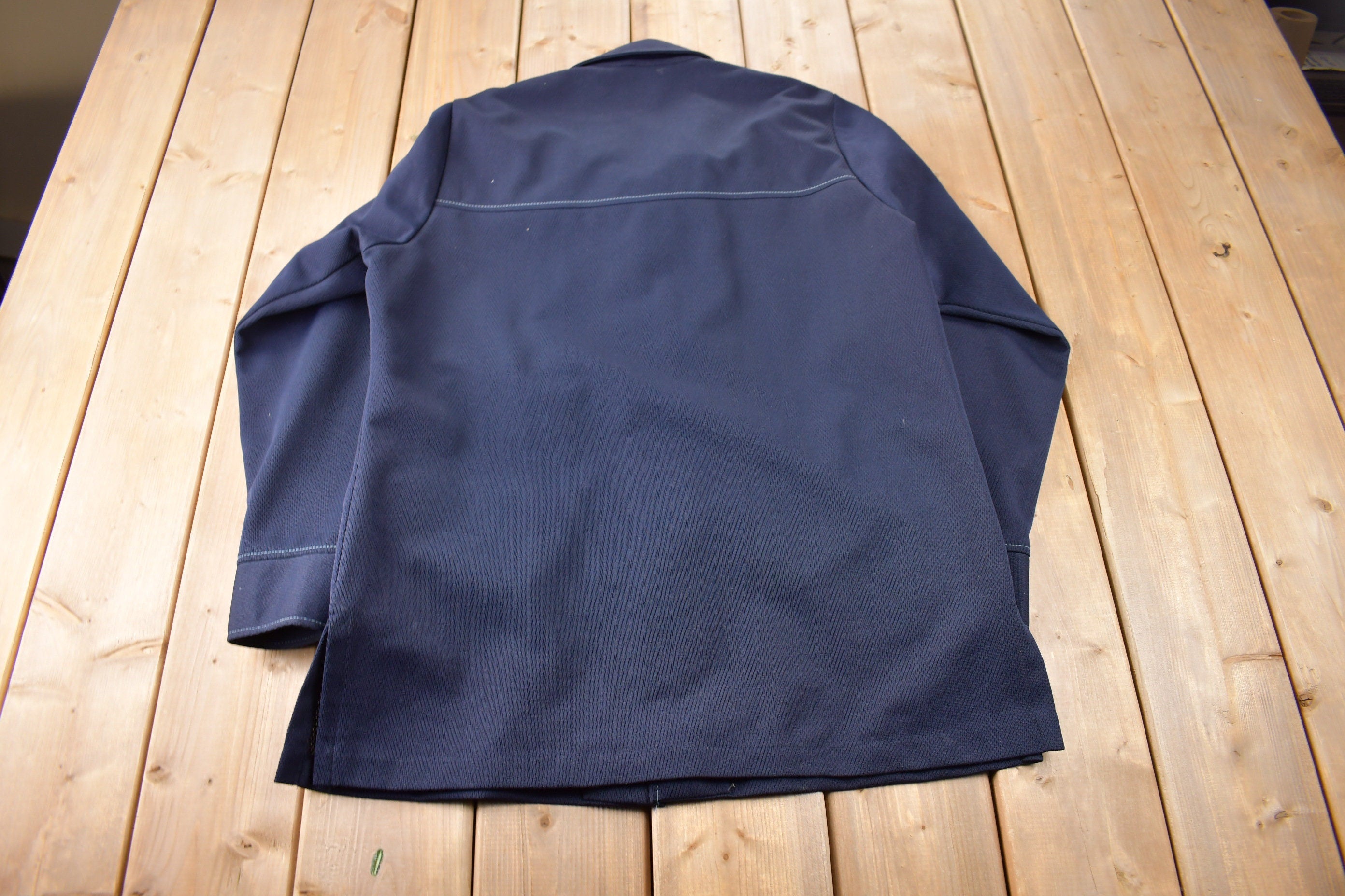 Vintage 1970s Levi's Panatela Tops Blue Western Style Button Up Shirt