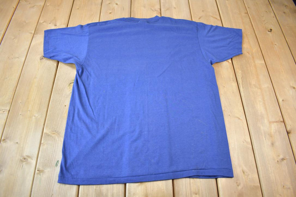 Vintage 1980s Arrested In Morganton NC By Rotary International Single Stitch Graphic T-Shirt Made In USA