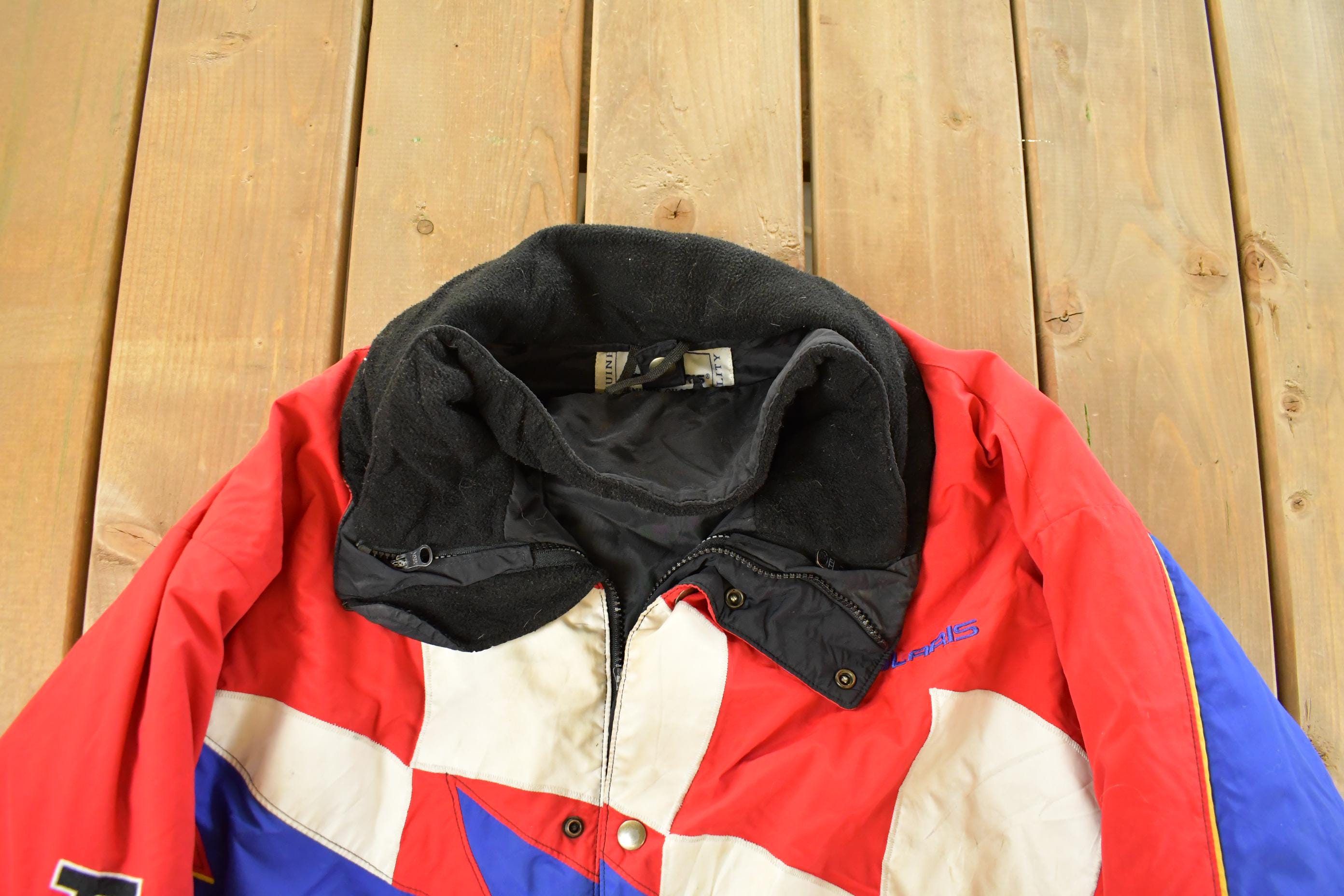 Vintage 90s Polaris Snowmobile Jacket Men's XL Tall