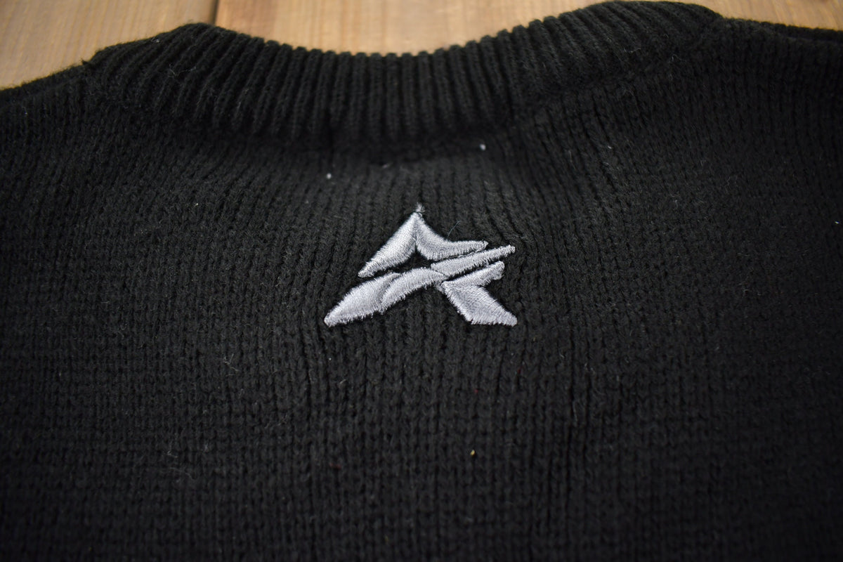 Vintage 2000s Avirex Embroidered Deadstock Knit Crewneck Sweater Size L