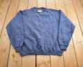 Vintage 1990s Members Mark Russell Athletics Blank Crewneck Sweatshirt