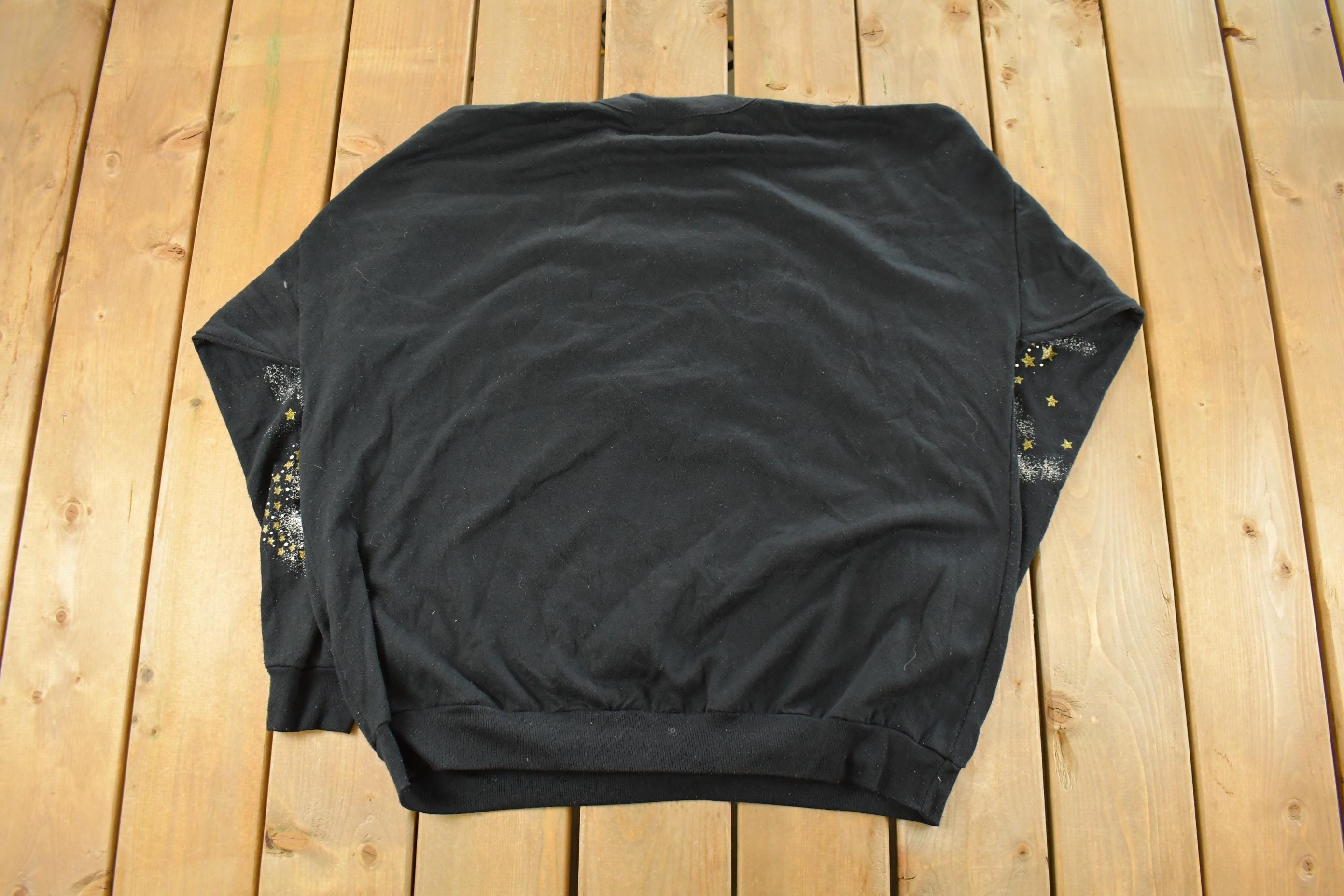 Vintage 1990s Santa Christmas All Over Print Crewneck Sweatshirt Women's 2XL