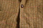Vintage 1980s Beige Fur Collared Overcoat