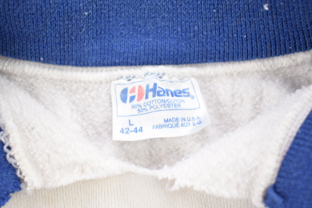 Vintage 1990s Floral Collared Crewneck Sweater