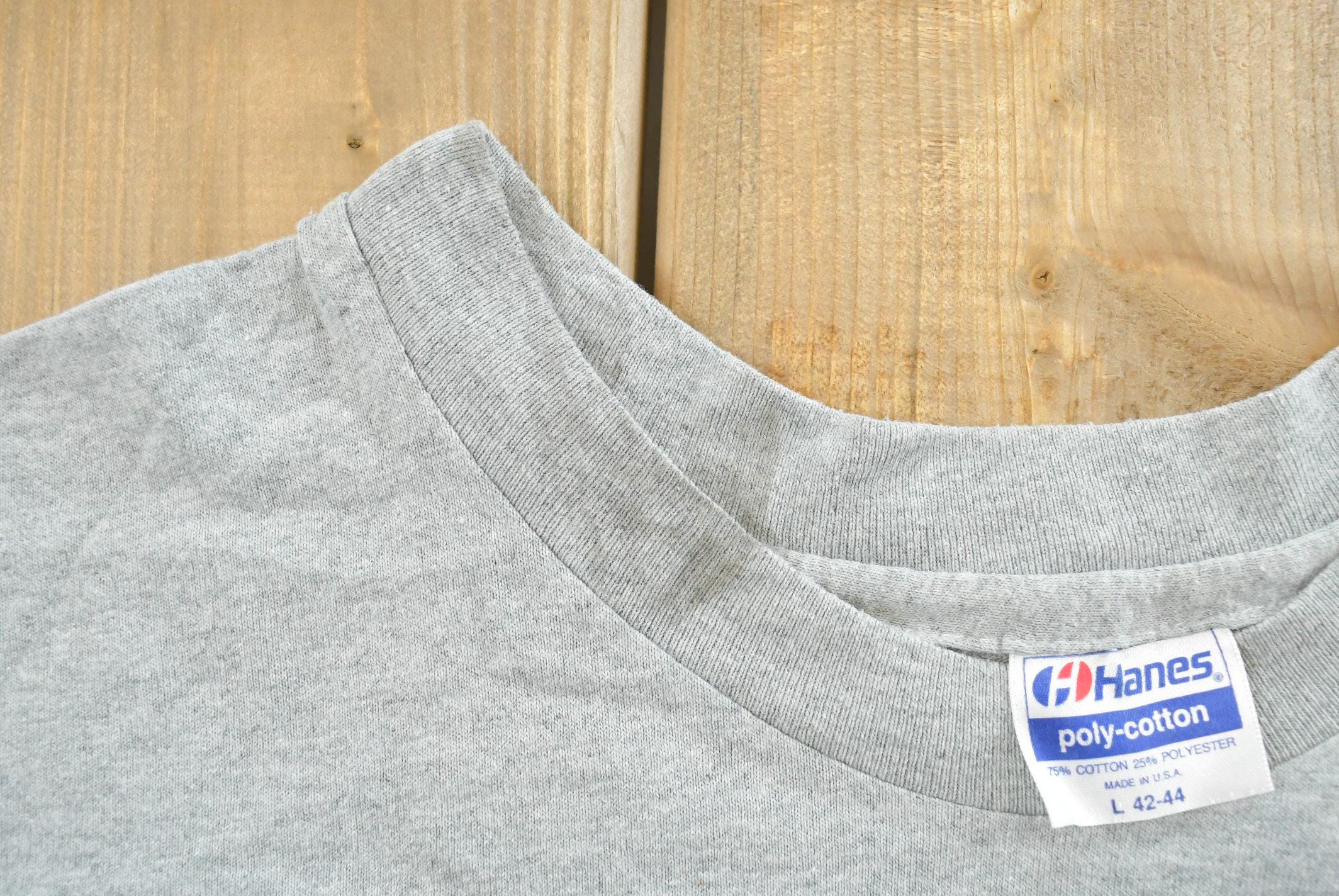 Vintage 1990s Hanes Blank T-Shirt Men's M