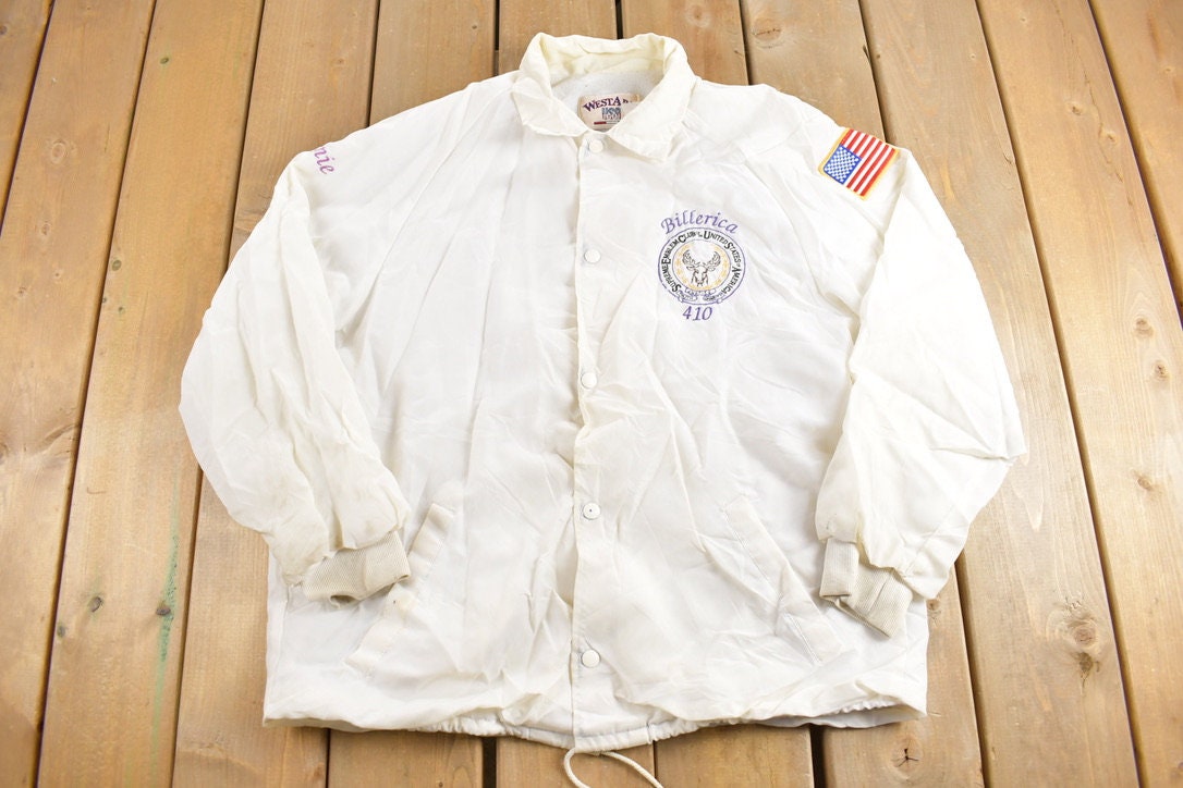 Vintage 1990s Supreme Emblem Club Windbreaker Jacket