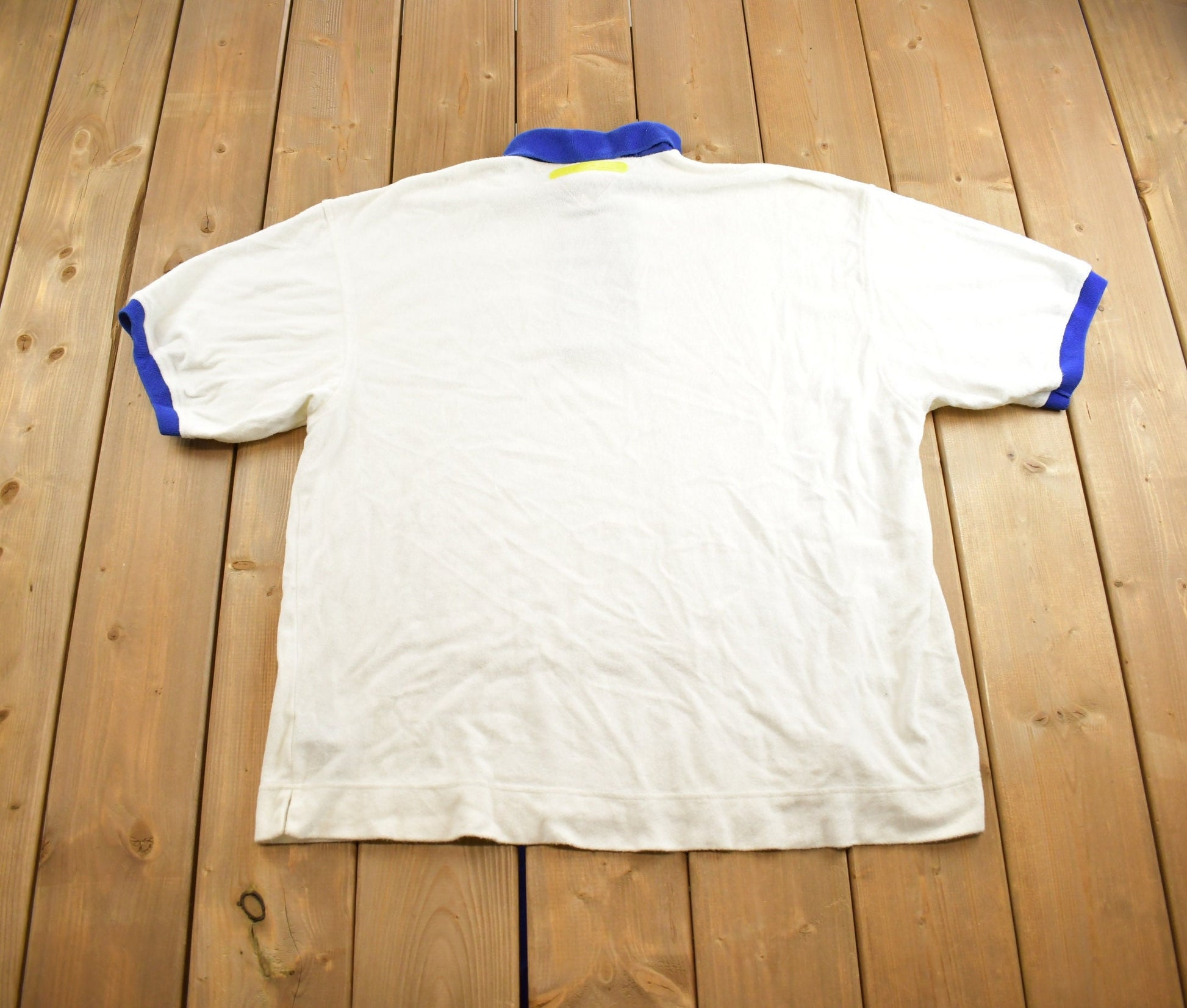 Vintage 1990s Tommy Hilfiger Embroidered Zip Up T-Shirt