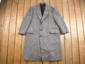 Vintage 1980s Wool Full Length Over Coat