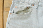 Vintage 1990s Levi's 505 Regular Fit Denim Jeans Men's 34 x 32 / 90s Levi's / Distressed Sun Faded Jeans / Made in USA