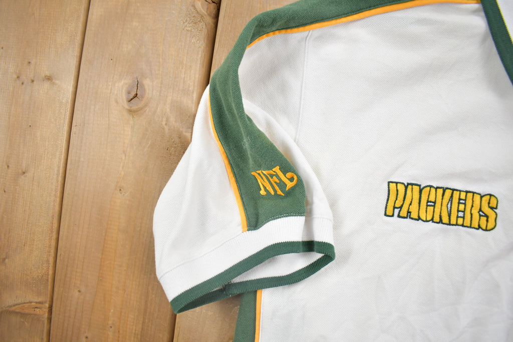 Vintage Y2K Green Bay Packers NFL Polo Shirt