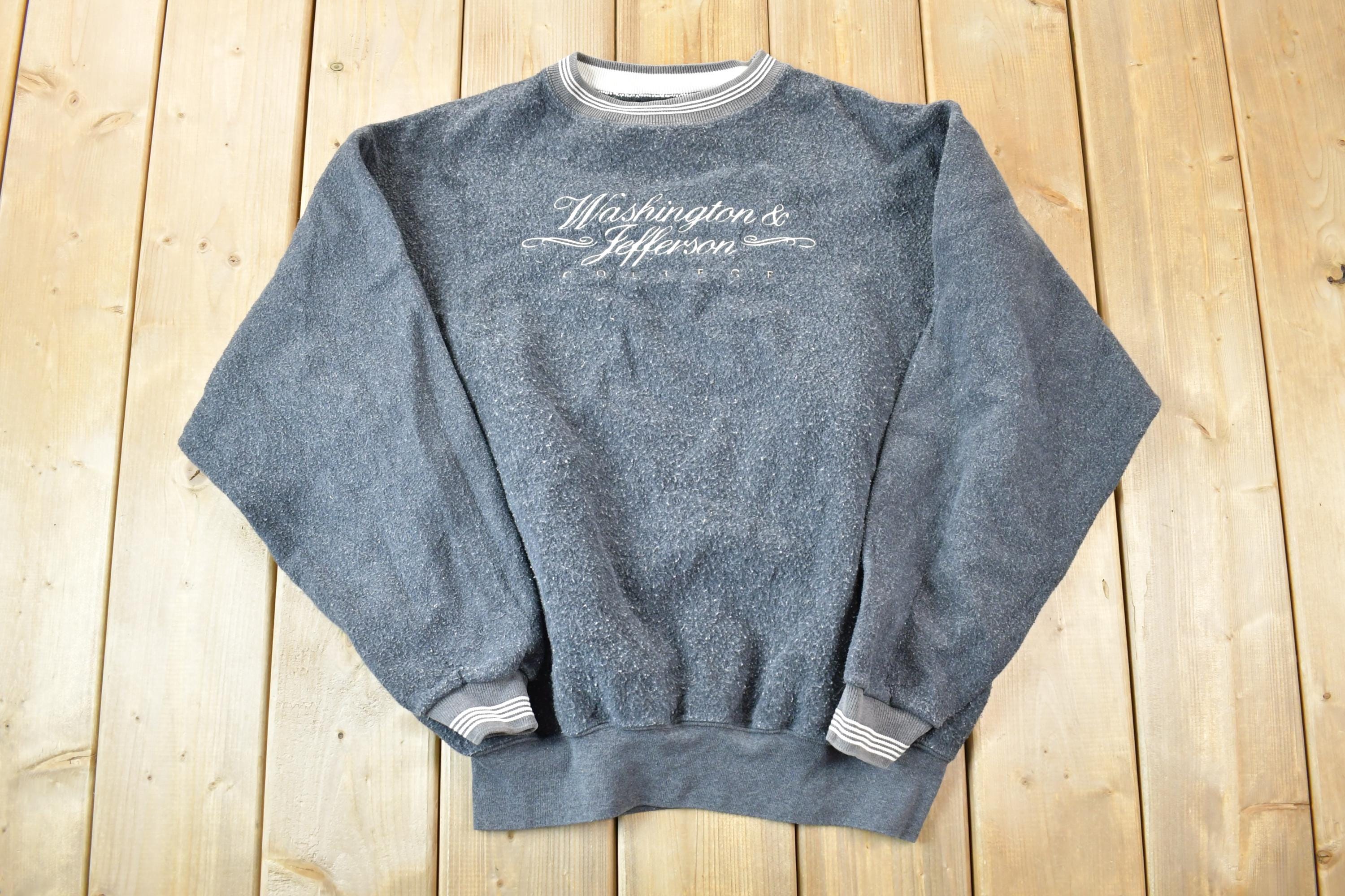 Vintage 1990s Washington And Jefferson College Collegiate Crewneck