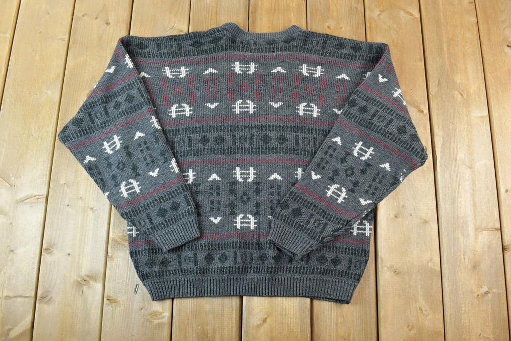 Vintage 1990s Great Canadian Rugged Wear Knit Crewneck Sweater